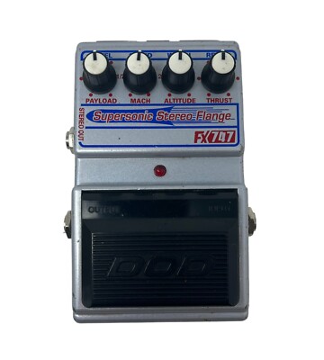 DOD FX747 Supersonic Stereo Flange Analog Flanger Pedal w