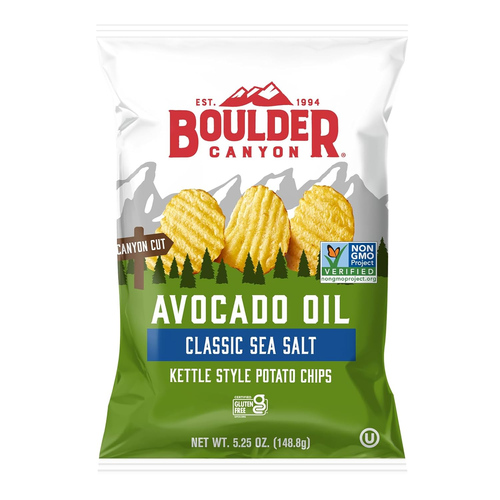 Boulder Canyon, Chips Potato Avocado Oil Sea, 5.25 Ounce - Picture 11 of 12