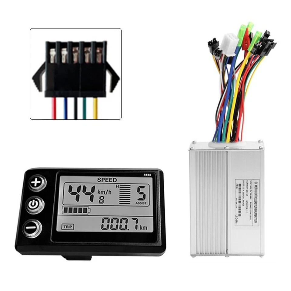 Optimize Your Ride with 350W/500W Brushless Controller and S866 LCD Instrument - Image 2 of 4