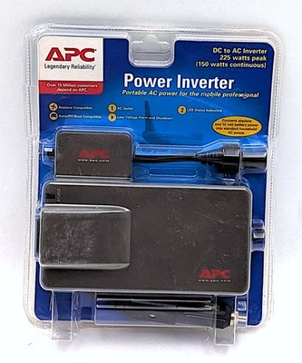 APC PNOTEAC150A 150W DC to AC Mobile Inverter Car Airplane Laptop Power Kit NIP