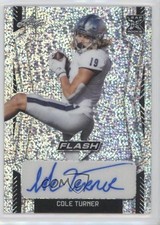 2022 Leaf Flash Silver Metalized Sparkles /40 Cole Turner #BA-CT2 Auto 0u66