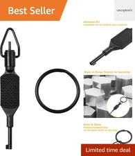 Flat Knurled Swivel Key, Universal Standard Handcuff Key 4" Long with Detacha...