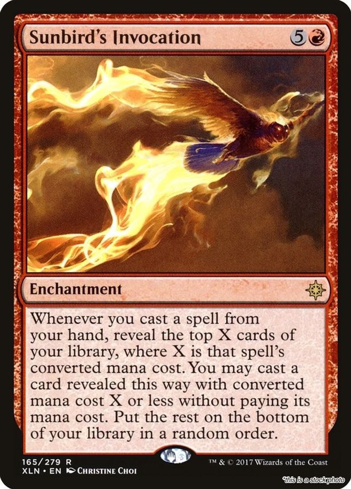 Sunbird's Invocation Ixalan XLN 165 Rare NM