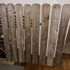 48" Weathered Barn Wood   8 Fence Boards Planks   Reclaimed Old Fence Wood
