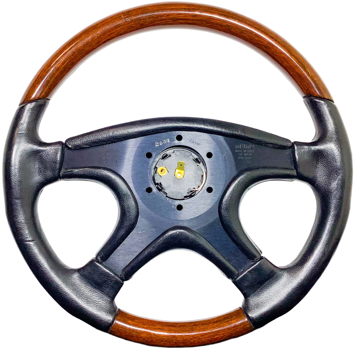 MOMO REGAL Wood Leather Steering Wheel 365mm 1997 Vintage Neo