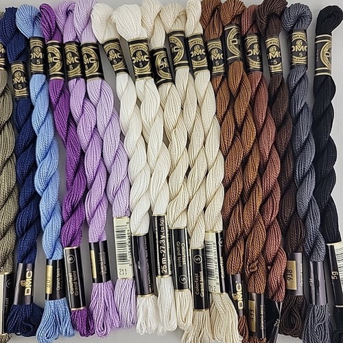 DMC Pearl Cotton Floss Lot 57 Skein #5 Embroidery Needlepoint X Stitch Crewel - Picture 5 of 5