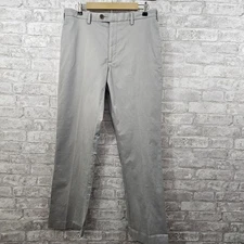 NWT Perry Ellis Portfolio Men's Gray Dress Pants Size 34W 32L