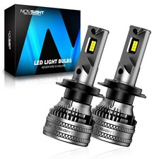 NOVSIGHT 40000LM 200W H7 LED Headlight Kit Hi/Lo Beam 6500K White High Power
