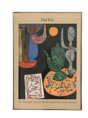Paul Klee ''Untitled-Still Life'' Original Exhibition Poster 1981 Firenze 27''x19''