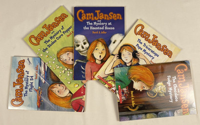 Cam Jansen Children's Mystery Chapter Books Lot Of 5: Scholastic Paperback