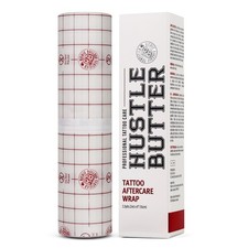 Hustle Butter Second Skin Tattoo Wrap - 6 Small Roll 6 in x 2.2 yd , Clear