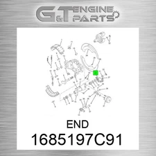 1685197C91 END fits INTERNATIONAL TRUCK (Surplus Open Box)