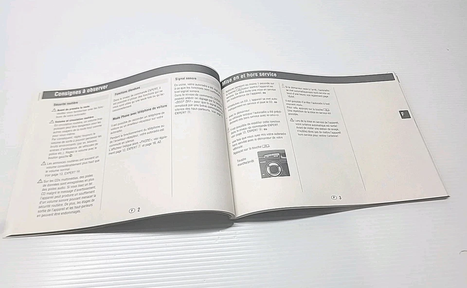 ORIGINAL GRUNDIG LAMBORGHINI L 147 MANUAL DE AUDIO PARA COCHE Foto 3 de 4