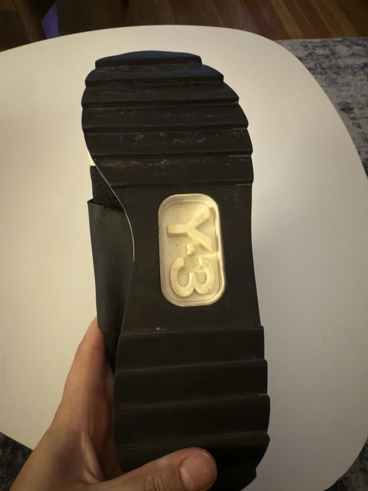 Zapatos para hombre Adidas Y-3 Kaiwa Core negros Yohji Yamamoto talla 8,5” Foto 4 de 4