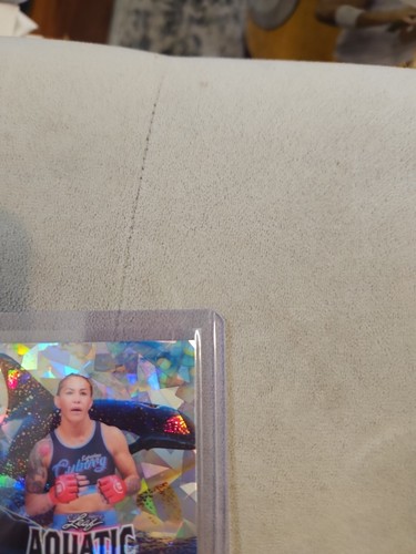 2025 LEAF SIGNATURE SERIES AQUATIC KILLER WHALE SP AUTO 1/1 CRIS CYBORG UFC ICON - Picture 9 of 24