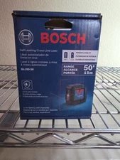 Bosch GLL50-20 50ft Range Self Leveling Cross Line Laser (NEW SEALED)