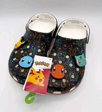 Crocs x Pokemon "Pokemon Starters" Classic Clog 211343-90H Men’s Size 11 NWB