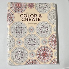 Leisure Arts Coloring Book Kaleidoscopes Theme