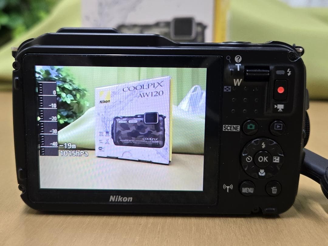 Nikon COOLPIX AW120 Digital Camera Camouflage Green Used From