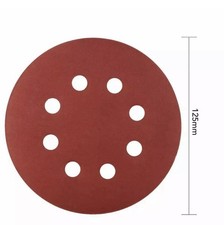 Pack Of 40 Sanding Pad P60 80 120 180 For Makita Orbital Sander 125mm/8 holes 