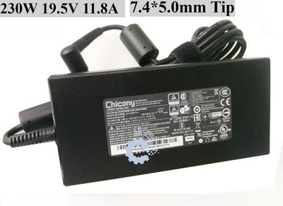 Genuine Chicony 19.5V 11.8A 230W Charger for MSI GE75 Raider 7.4mm AC Adapter