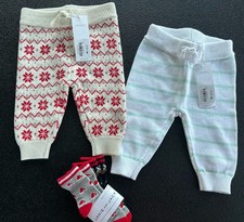Janie and Jack Knit Bundle Unisex 0 to 3 Months