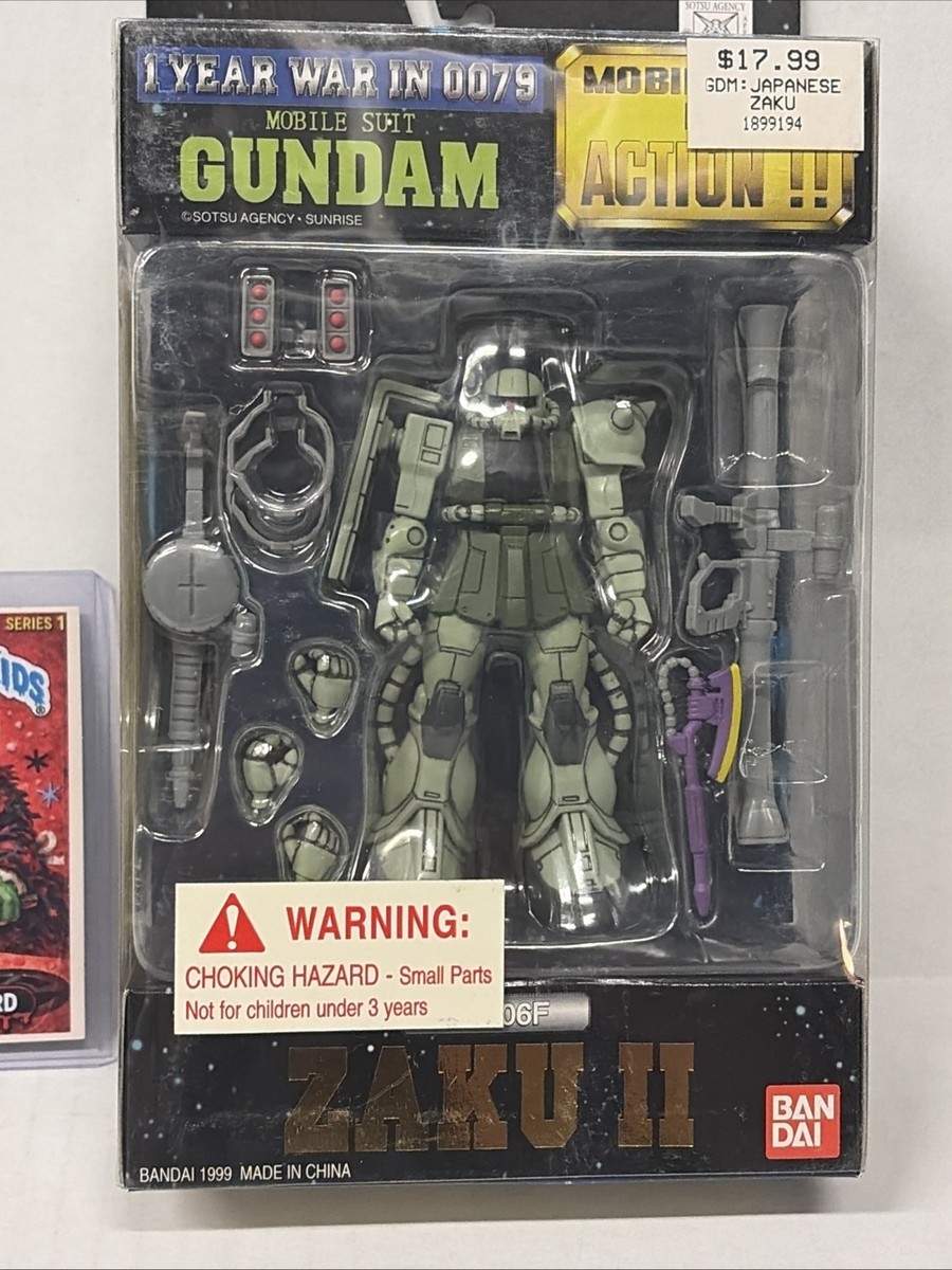 Zaku II MS-06F Bandai Mobile Suit In Action Figure MSIA MIA Gundam