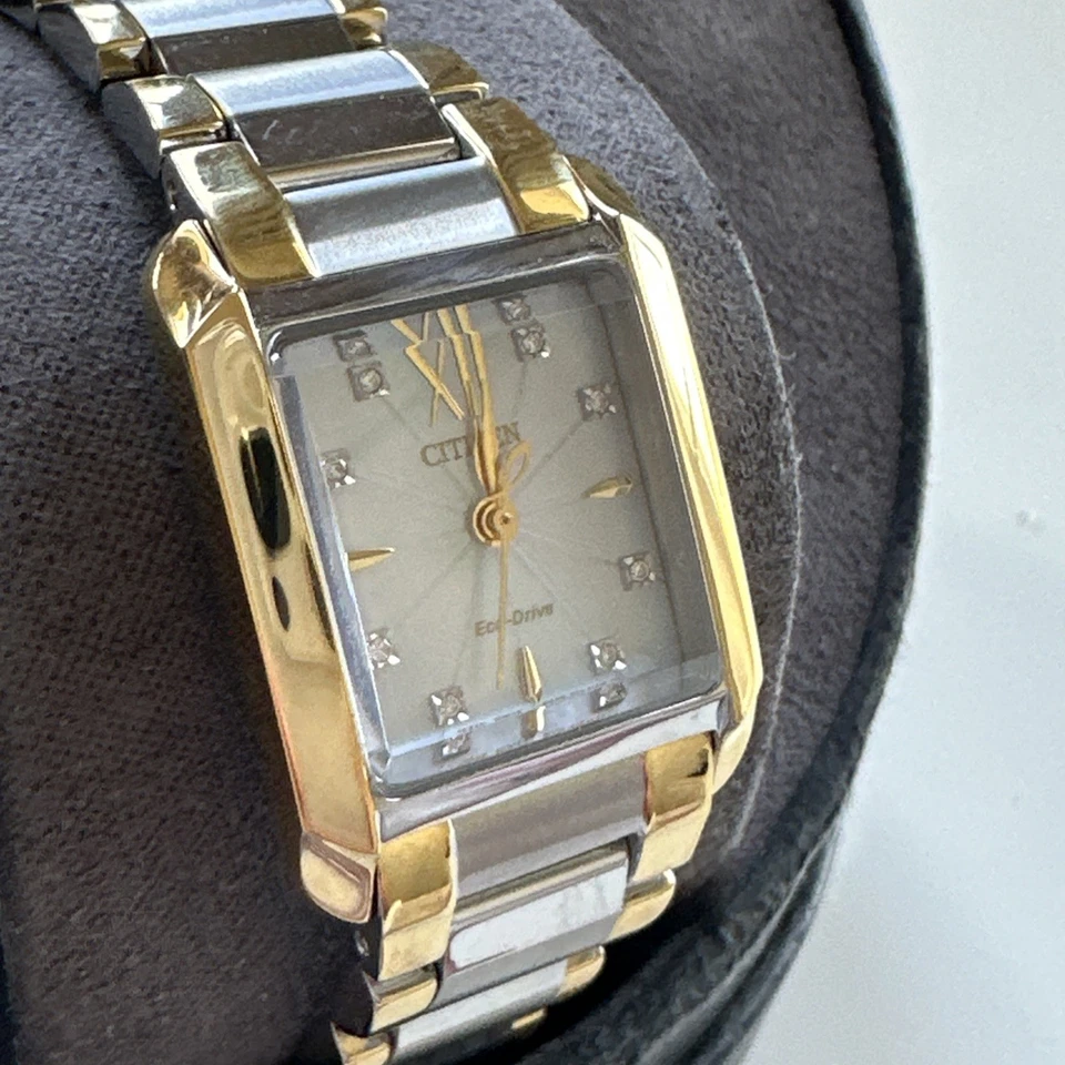 Citizen L Bianca Eco-Drive MOP Dial Two Tone  Watch EW5554-58D *DOES NOT WORK* - Image 3 of 4