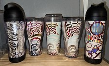 Lot of 5 Royal Caribbean Coca-Cola Collection Travel Mug/Tumbler