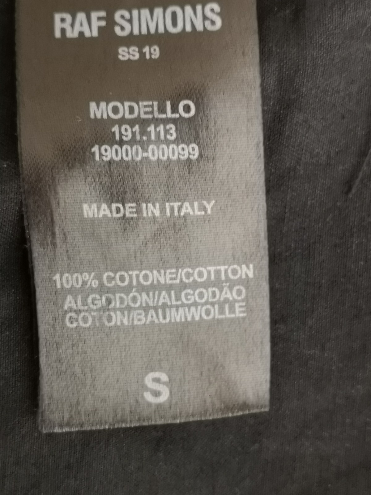 Raf Simons Joy Division Oversized Denim Jacket Size S image 4