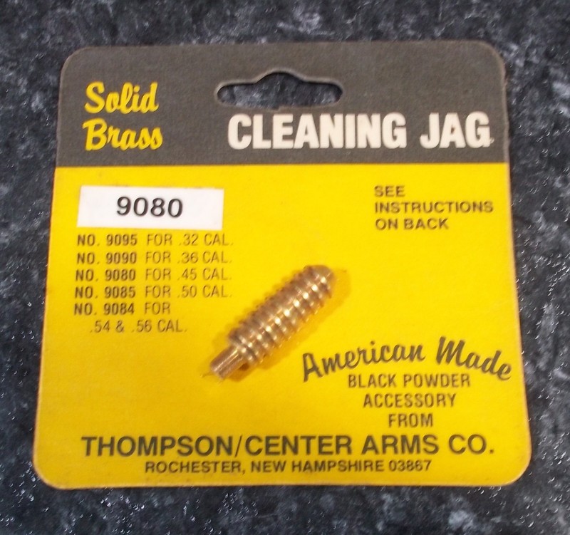 THOMPSON CENTER #9080 JAG .45 cal T/C Brass Cleaning Jag New In Factory Package