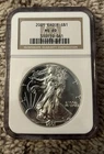 2001 $1 American Silver Eagle – NGC MS69 Certified Brown Label