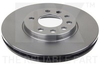 2X NK Bremsscheibe 203630 FüR Opel