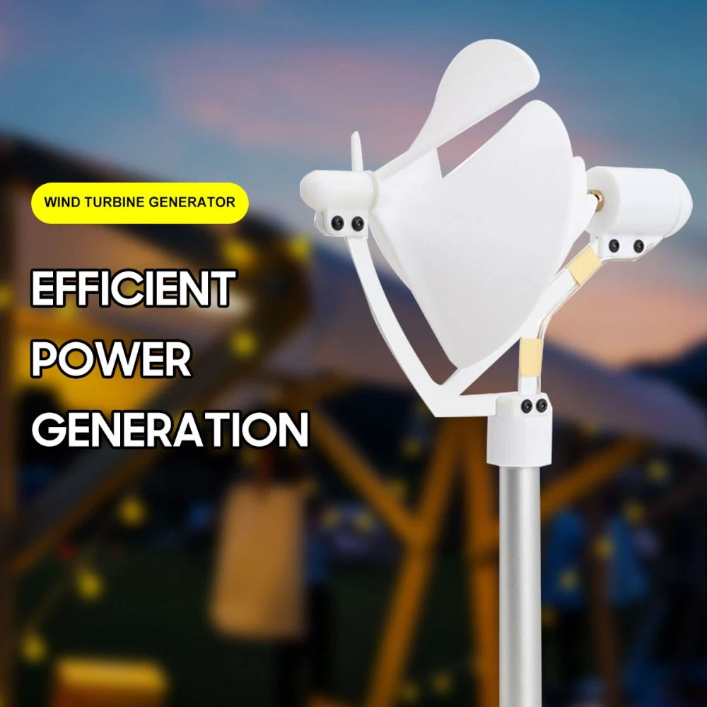 Windkraftanlage Tragbares Windturbinen-Generator-Kit mit vertikaler