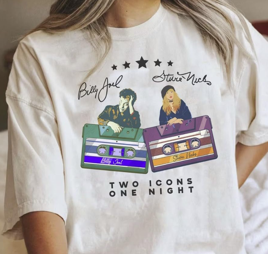 Billy Joel Stevie Nick Tour Shirt, Billy Joel Tour 2024 Shirt