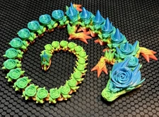 Rosewing Dragon 3D Printed Articulated Fidget Toy 20" Multi-Color - Fantasy Gift