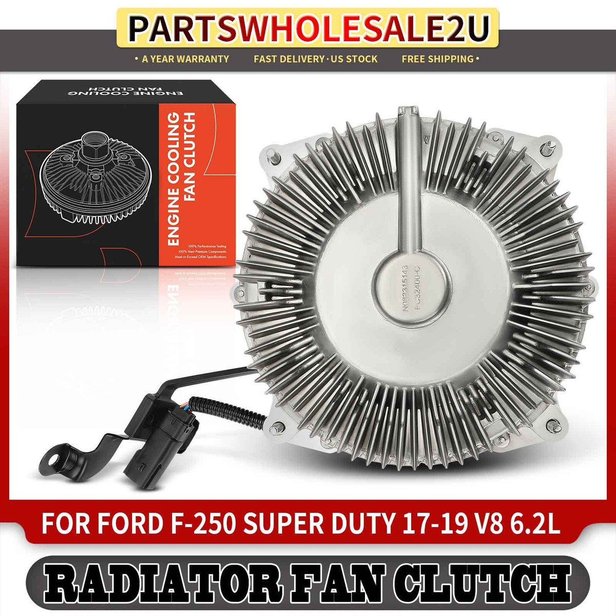 Radiator Cooling Fan Clutch for Ford E-350 E-450 F-250 F-350 Super