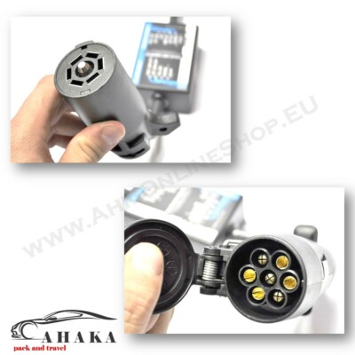 Adattatore Spina Rimorchio 7 Pin Americano To Europeo - Convertitore Segnale Per Veicoli E Rimorchi - Foto 5