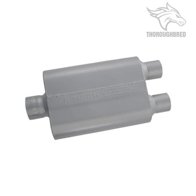 Flowmaster 430402 40 Series Chambered Muffler - 3.0 Center In / 2.5 Dual Out