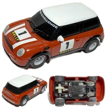 2007 Micro Scalextric MINI COOPER HO Slot Car UK Red #1
