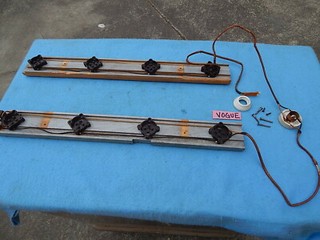 1939 Seeburg Symphonola Vogue Cabinet Pilaster Lighting Assembly