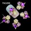 3D-Nail-Art-Jewelry-Alloy-Deco-Crystal-Rhinestones-Glitter-Tips-DIY-10Pcs-TN01 miniatuur 17
