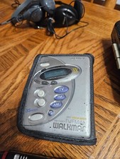 3 VINTAGE Portable Cassette Player Lot Sony Walkman GE For Parts Not Working