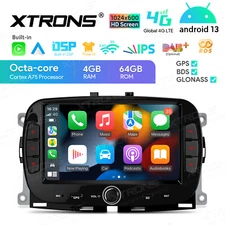 7" HD Android Car Radio Stereo GPS 8-Core 64GB 4G LTE Wifi Sat Nav For Fiat F500