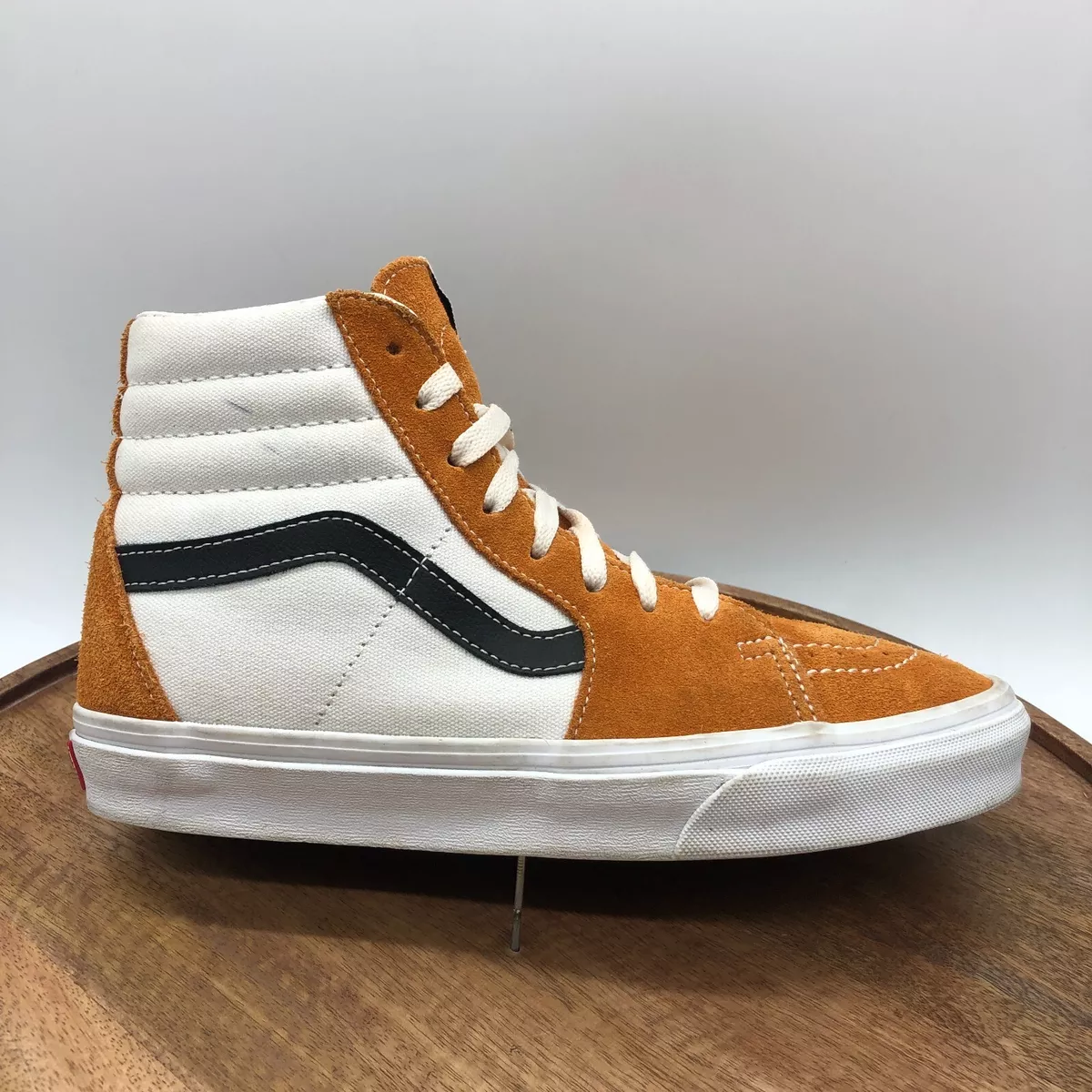 Vans Sk8 Hi Retro Sport Mens Size 7.5 Apricot Buff True White