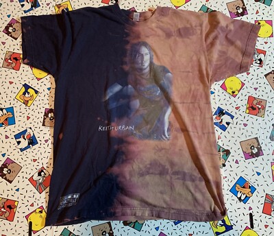 Keith Urban Bleach Dye Tie Dye Shirt Large