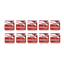 Dorco Stainless Steel Single Edge Razor Blades 100ct - Red - 10 Pack
