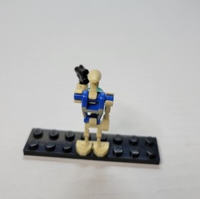 LEGO Battle Droid Pilot Minifigure Star Wars Clone Wars Blue w/Blaster