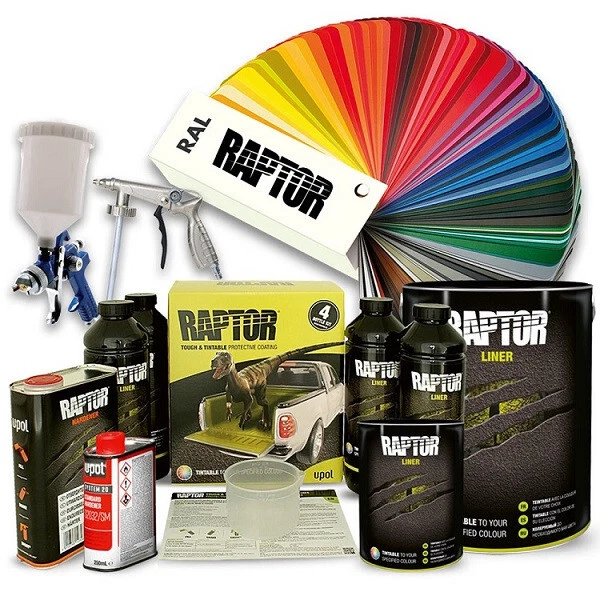 Raptor Lack Gebinden-Sets. Ca. 50 schwarze, graue und weiße Töne. Upol - Bild 4 von 4