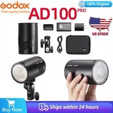 US Godox AD100Pro TTL 100Ws Outdoor Pocket Flash Light Speedlight 2.4G Wireless